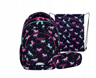 Viackomorový školský batoh AstraBag, viacfarebný, 27 rokov
